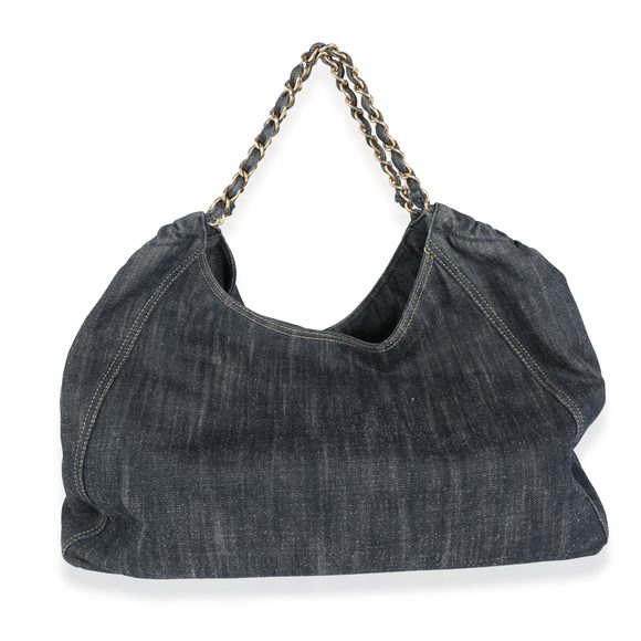 Chanel Blue Denim XL Coco Cabas Tote - Picture 1 of 7